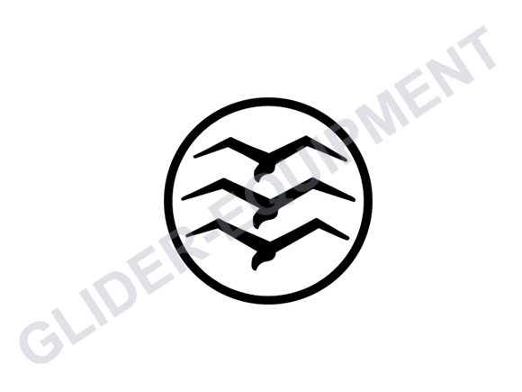 Sticker gliding 3 seagulls 4cm [SZ0073]
